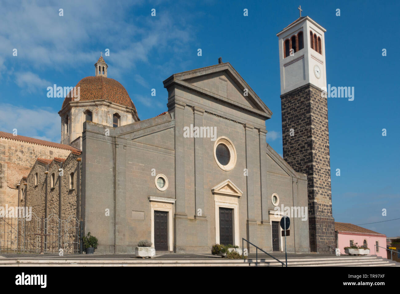 Chiesa Santa Maria Assunta, Cabras, eastern Sardinia, Italy Stock Photo