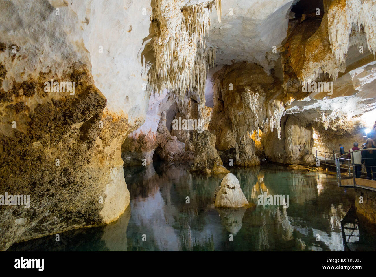 Sea Cave of Bue Marino near Cala Gorone, eastern Sardinia, Italy Stock Photo