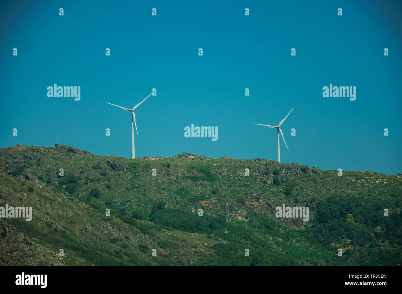 Blackspring Ridge Green Ridge Windmill High Resolution Stock Photography and Images - Alamy