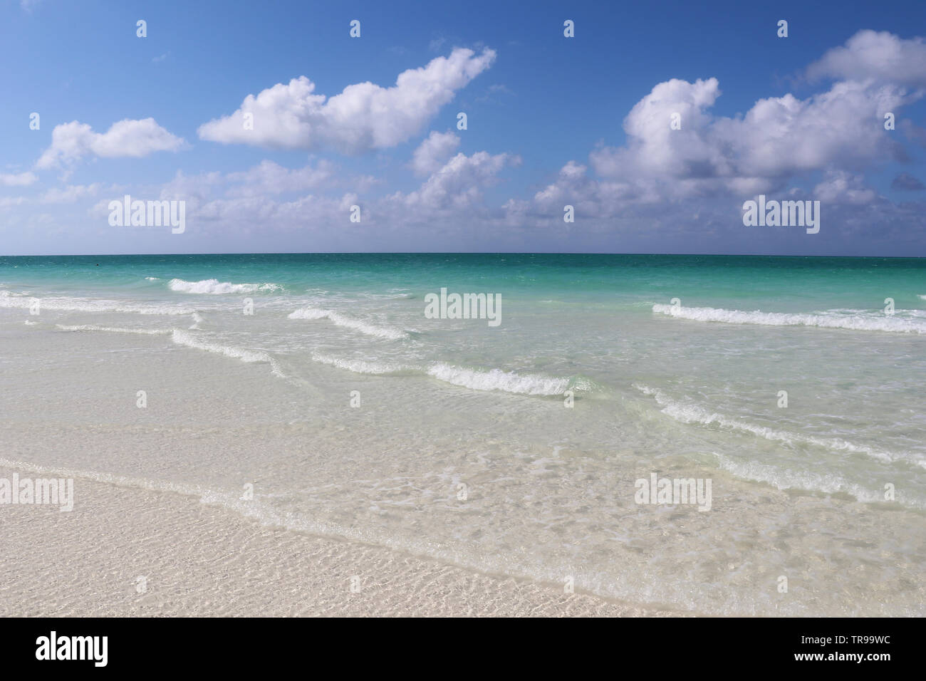 Paradise beach of Playa Pilar, Cayo Guillermo, Cuba Stock Photo - Alamy