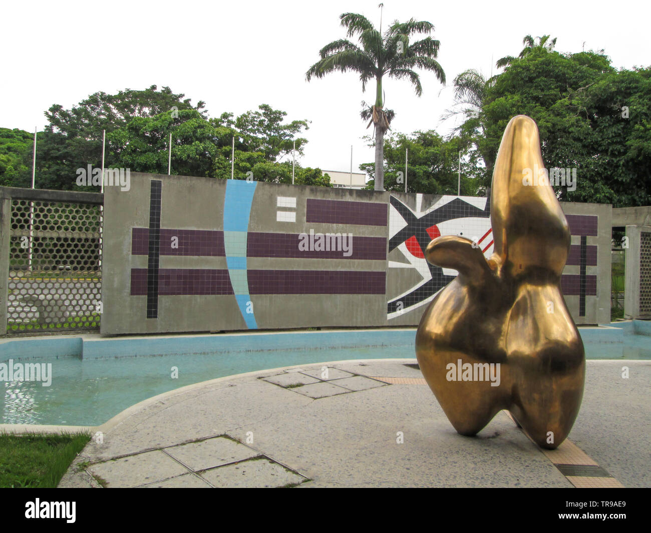 Caracas, Venezuela.Shepherd of clouds sculpture by jean arp CENTRAL  UNIVERSITY OF VENEZUELA UCV Stock Photo - Alamy