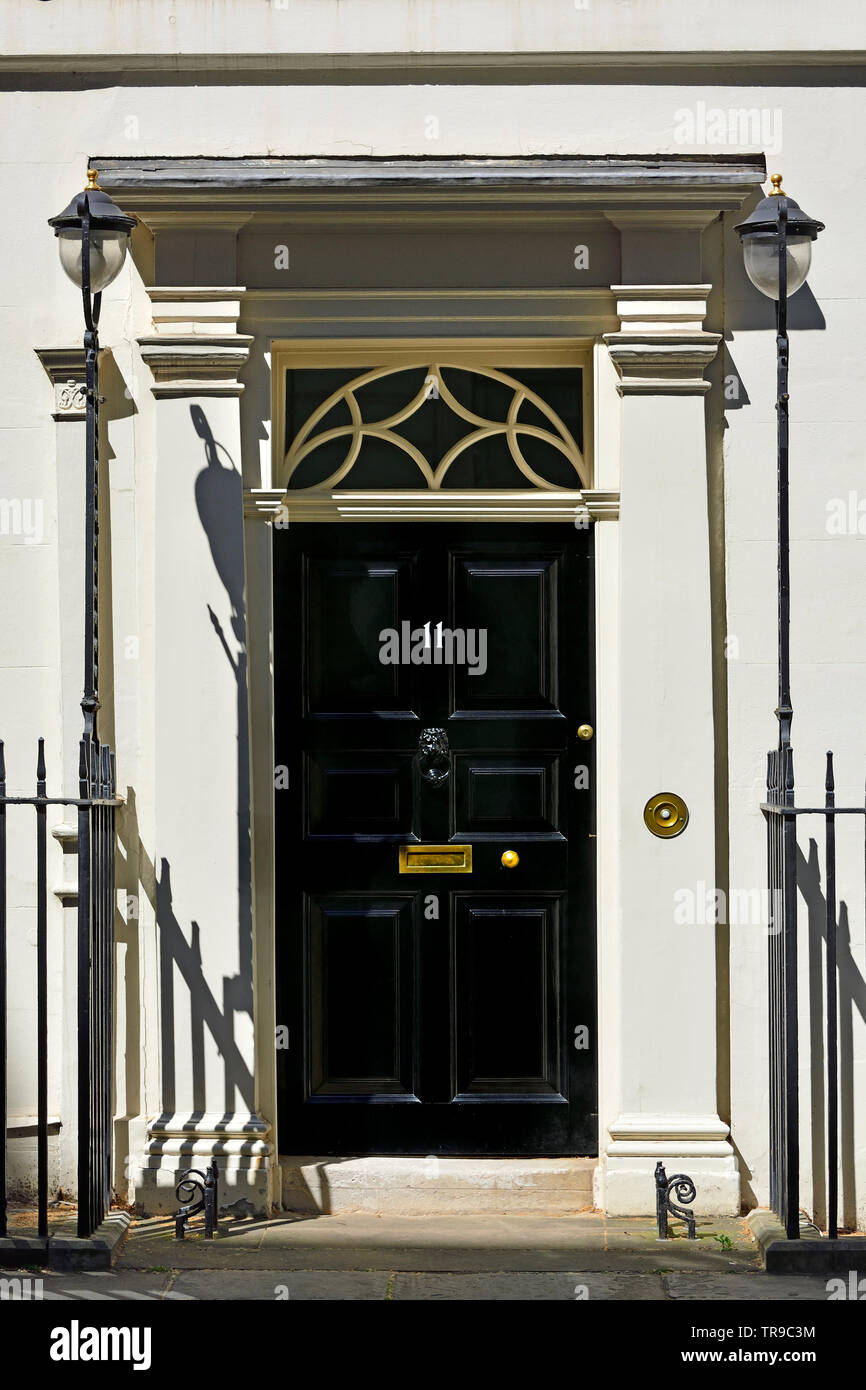 London, England, UK. Door of 11 Downing Street Stock Photo