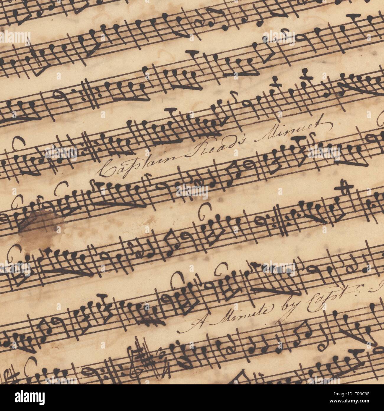 old sheet music background
