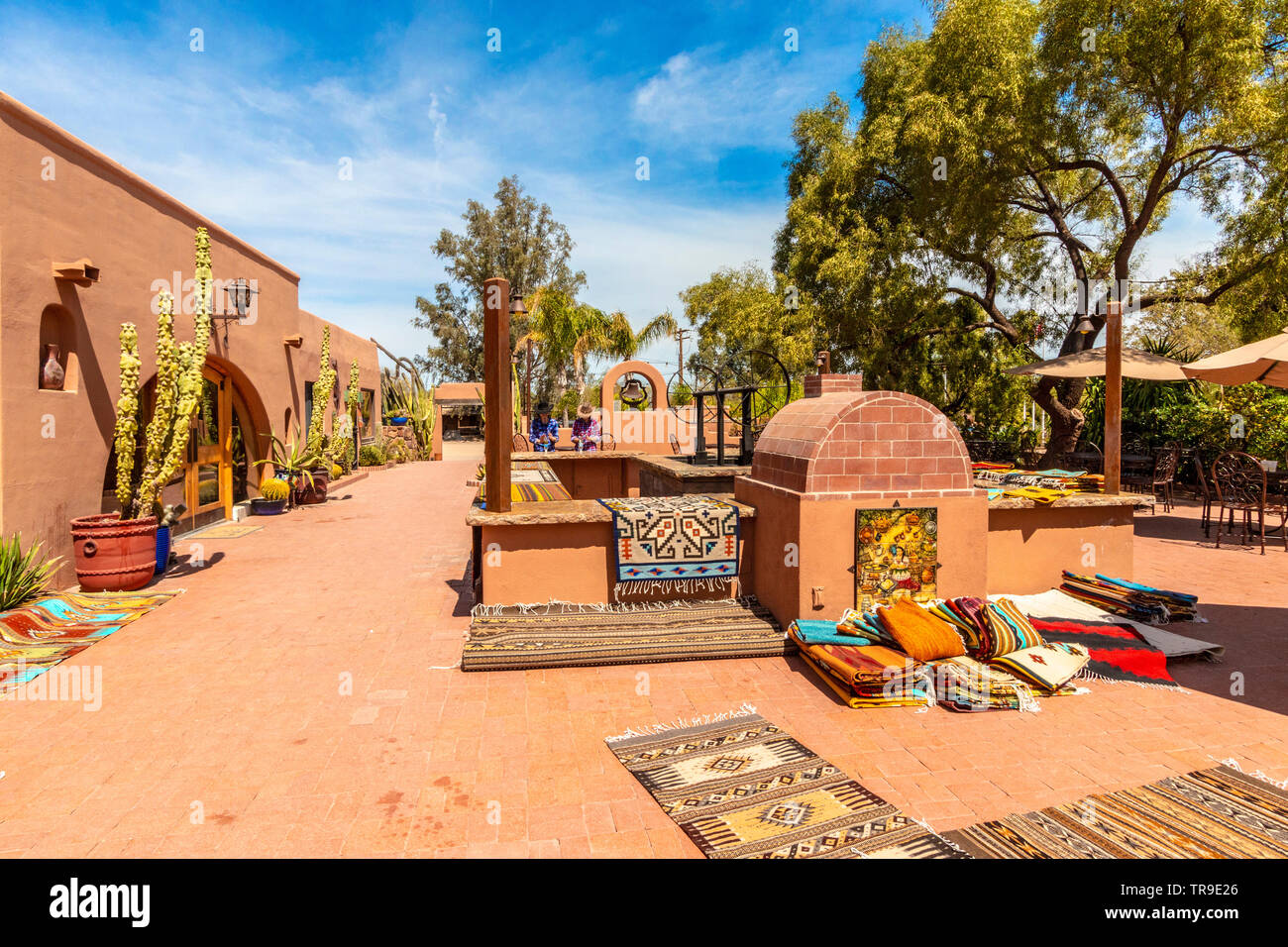 Mexican rugs for sale at White Stallion Ranch, a dude ranch outside