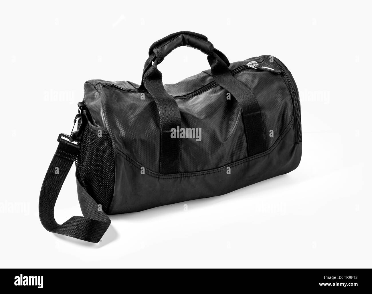 Sport bag isolated on the white background with clipping path Stock