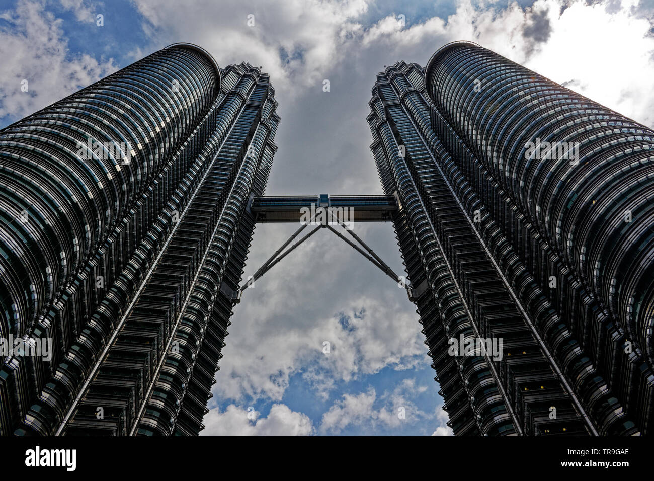 Petronas twin towers, Kuala Lumpur, Malaysia. Stock Photo