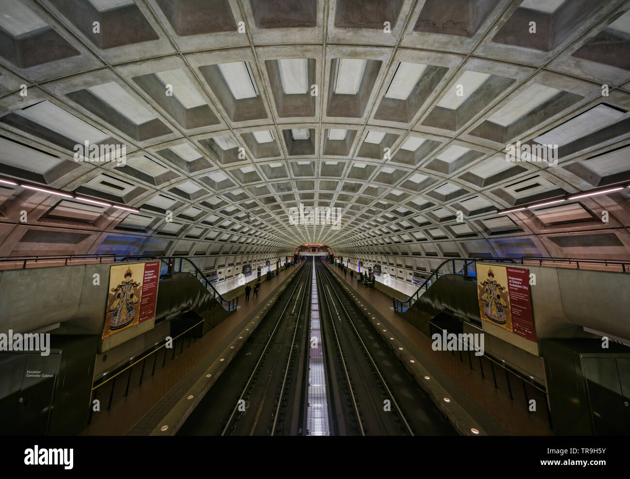 DC Metro Smithsonian station in Washington, DC. Stock Photo