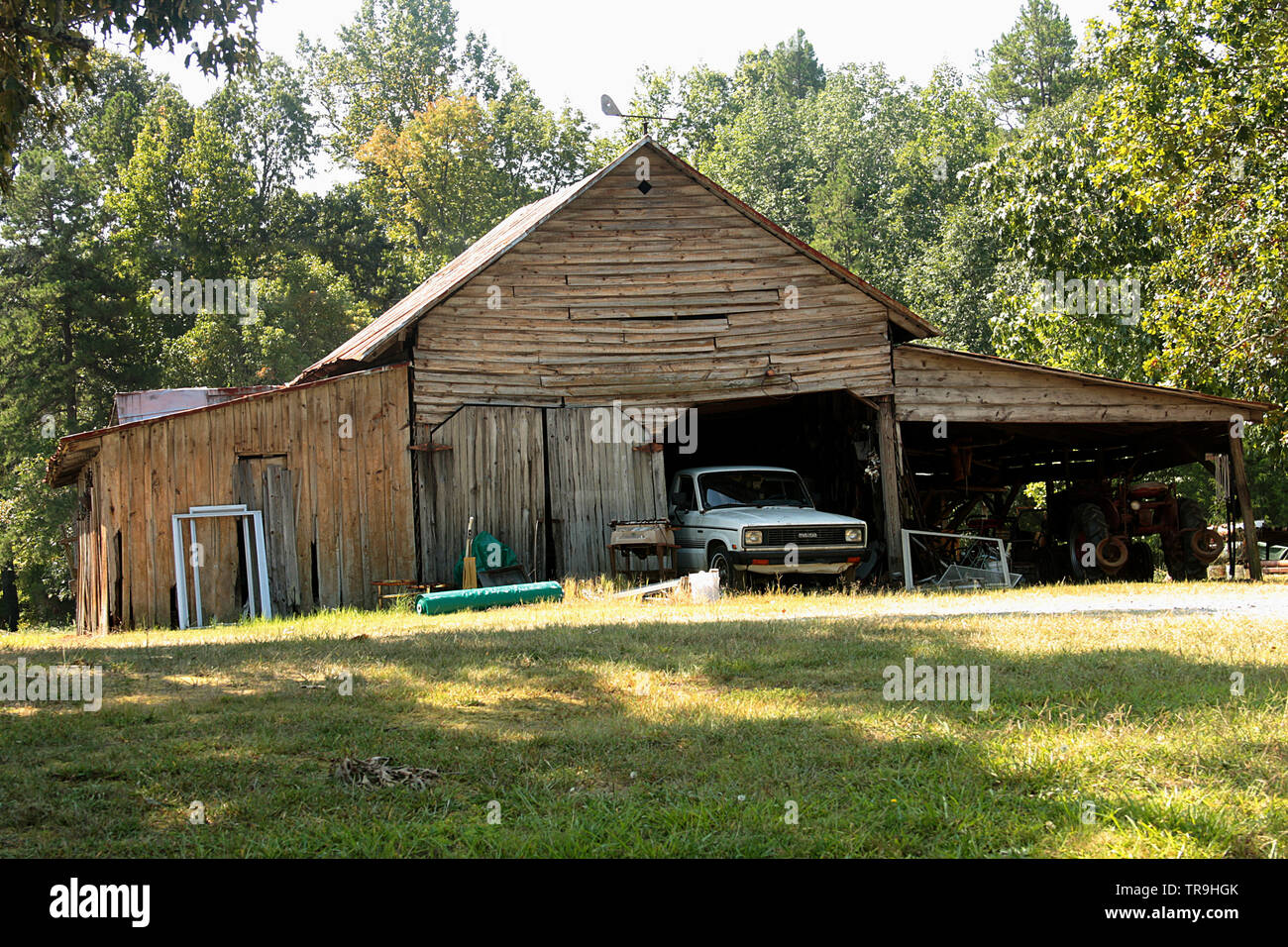 Countryside landscape with garage hi-res stock photography and images ...