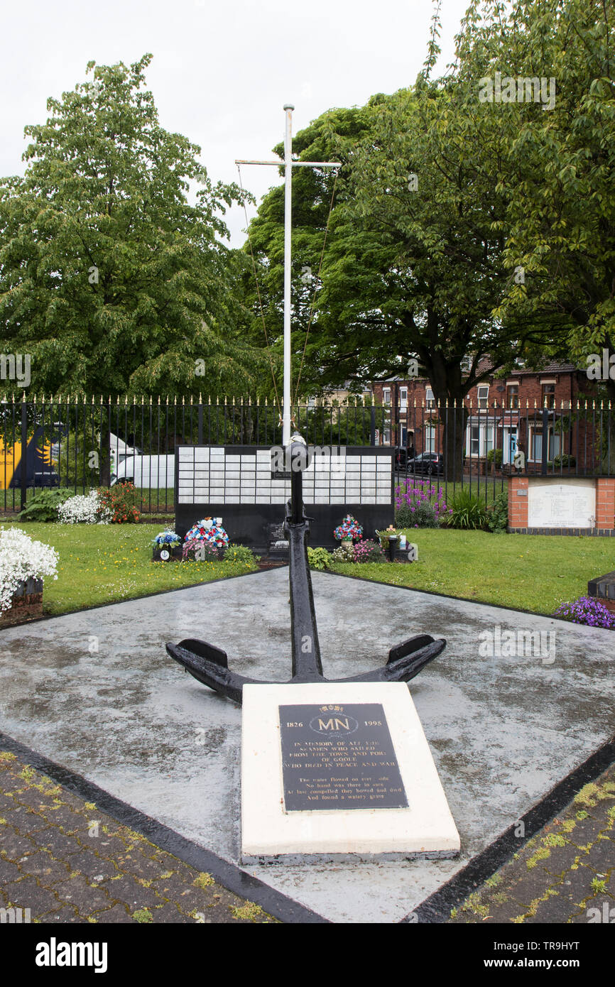 Goole Seaman's Memorial in May 2019 Stock Photo