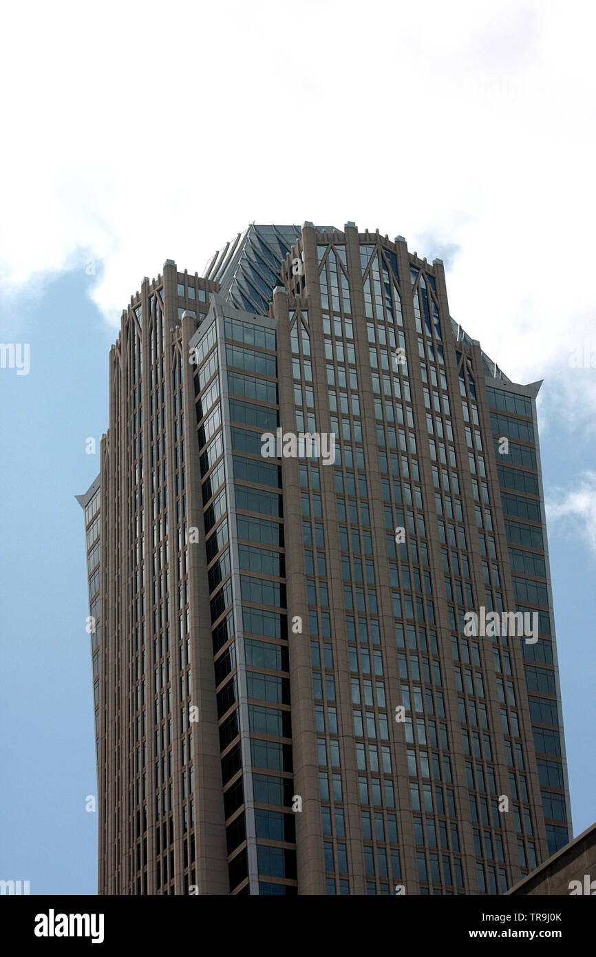 Hearts Tower in Uptown Charlotte, NC, USA Stock Photo