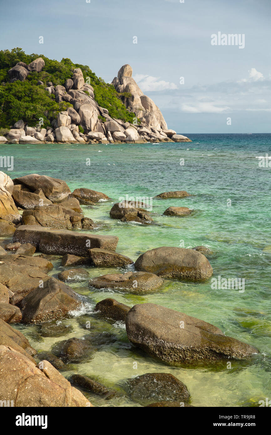 Freedom Beach Koh Tao Island Thailand Asia Stock Photo