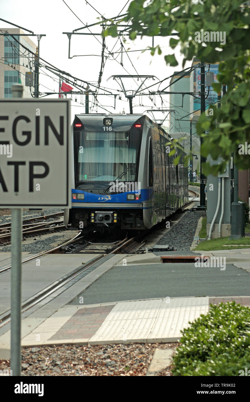 Charlotte light rail hires stock photography and images Alamy
