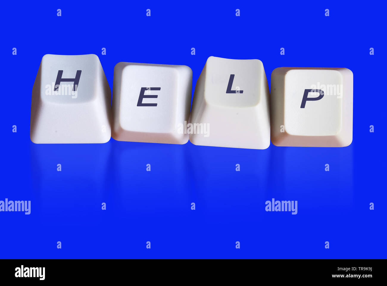 keys for help Stock Photo