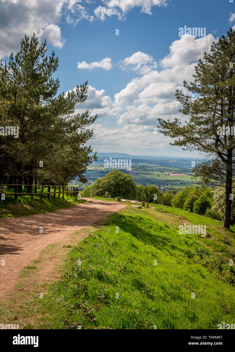 Natural beauty of The Clent Hills, Worcestershire, England Stock Photo