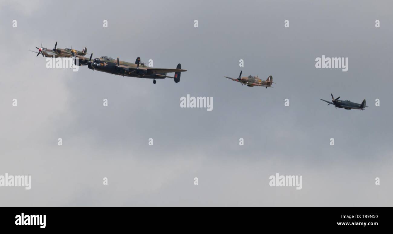 Battle of Britain Memorial Flight Stock Photo