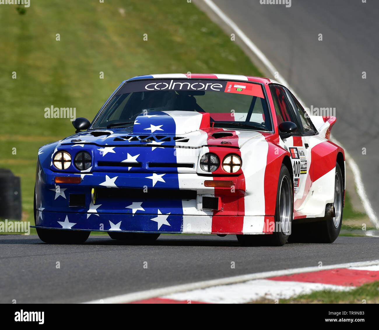 Jack Tetley David Tetley Opel Manta Thundersaloon Youngtimer Touring Car Challenge Ytcc Masters Historic Festival Brands Hatch May 19 Brands Stock Photo Alamy