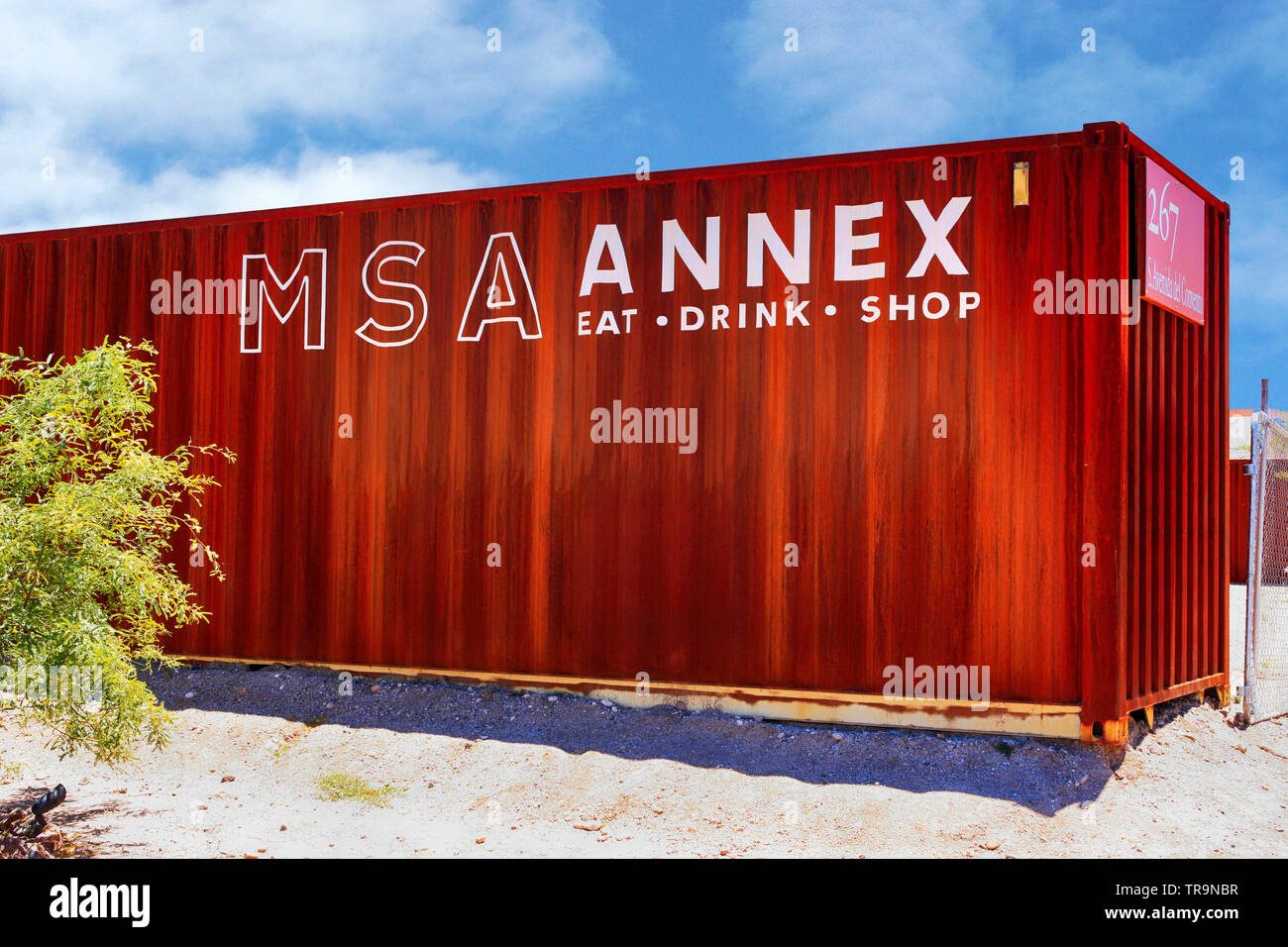 MSA Annex Shops and eateries housed inside modified shipping