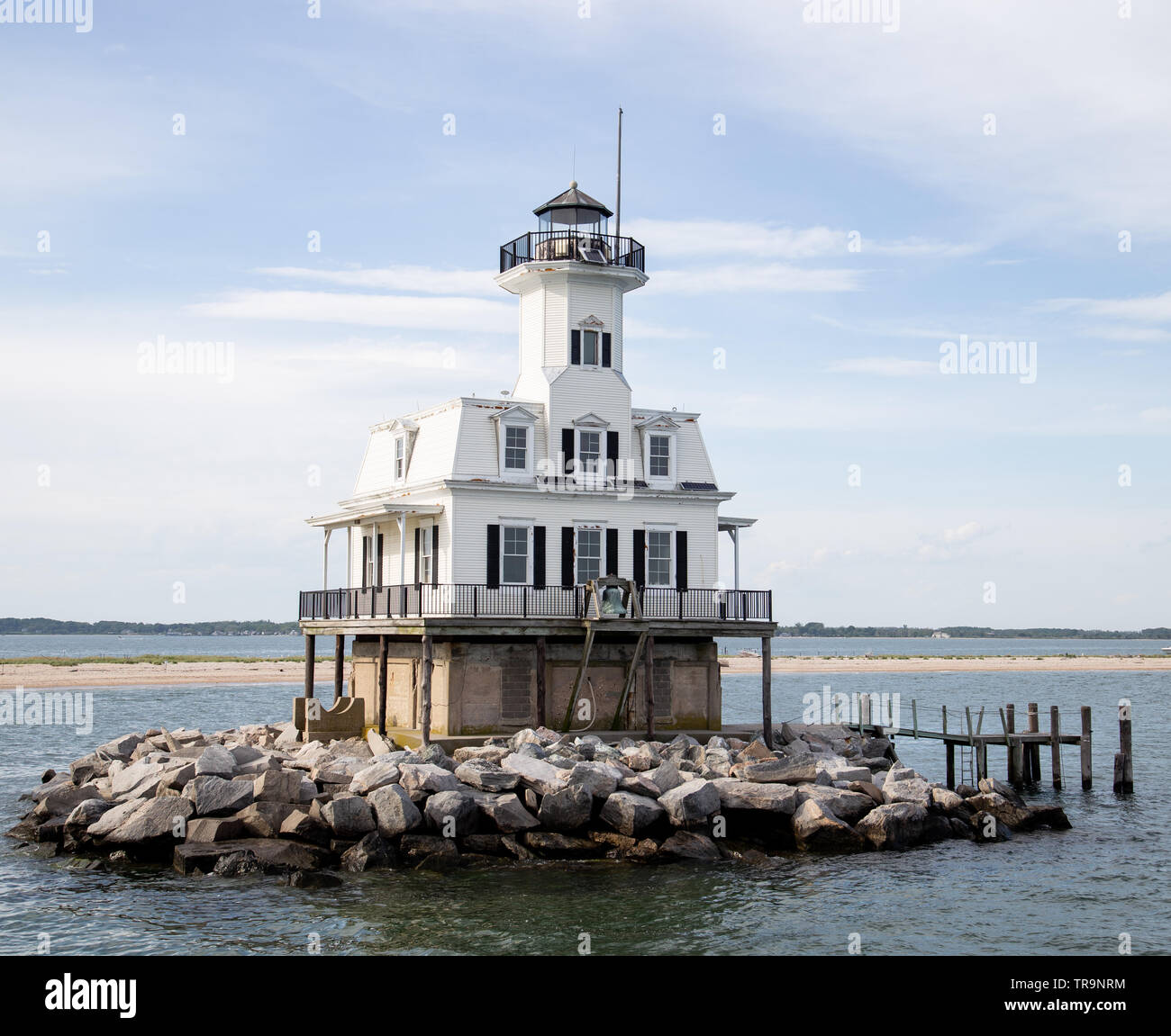 Long Island, New York, May 2019, Memorial Day Weekend Long Beach Bar Bug Lighthouse Stock
