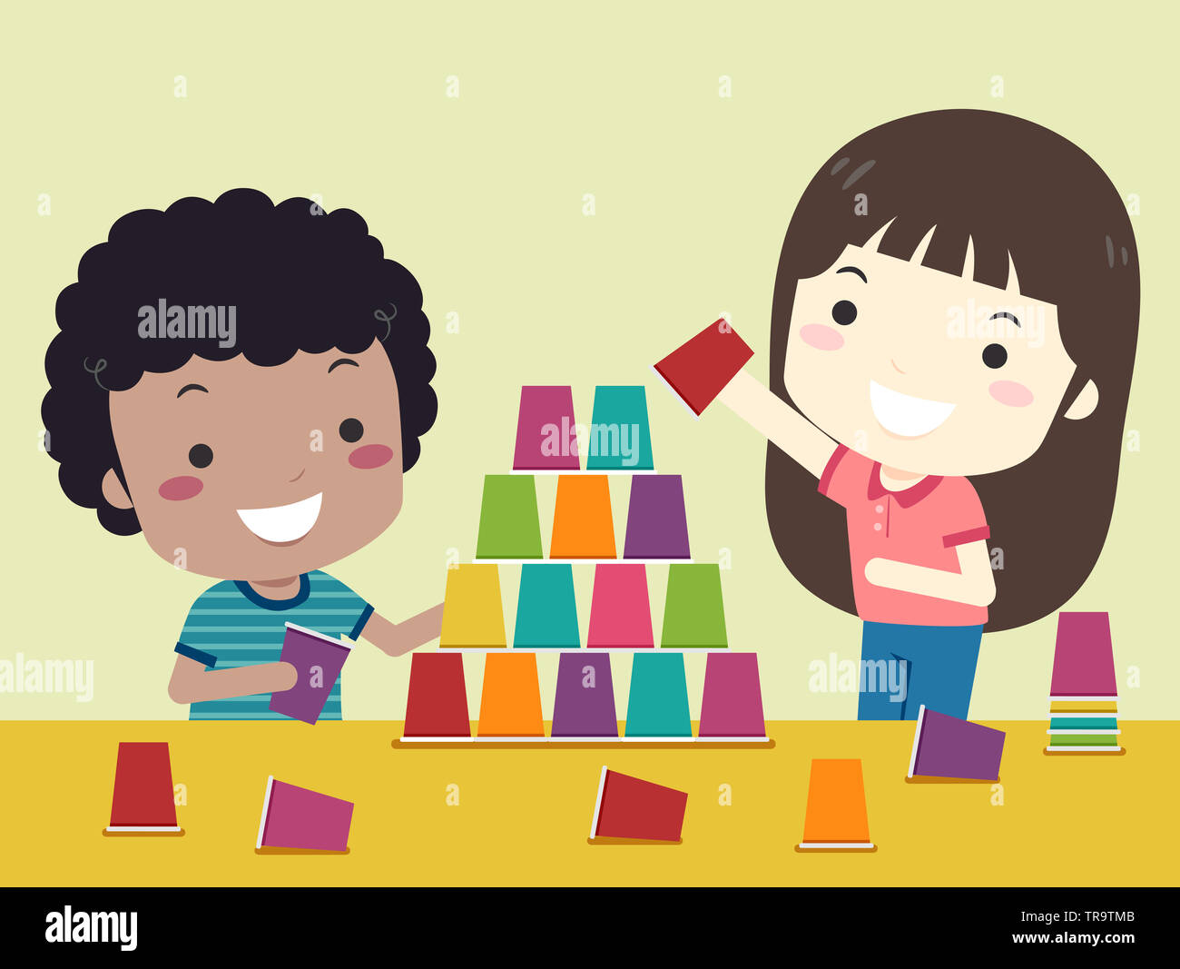kids stackable cups
