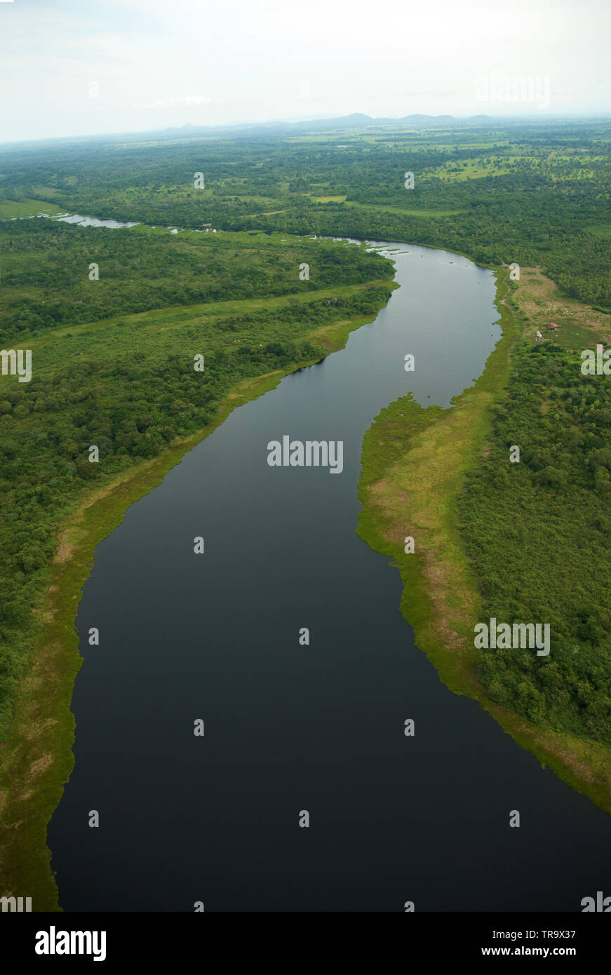 Paraguay River -  Paraguay River in the region of Corumba, Mato Grosso do Sul. Stock Photo