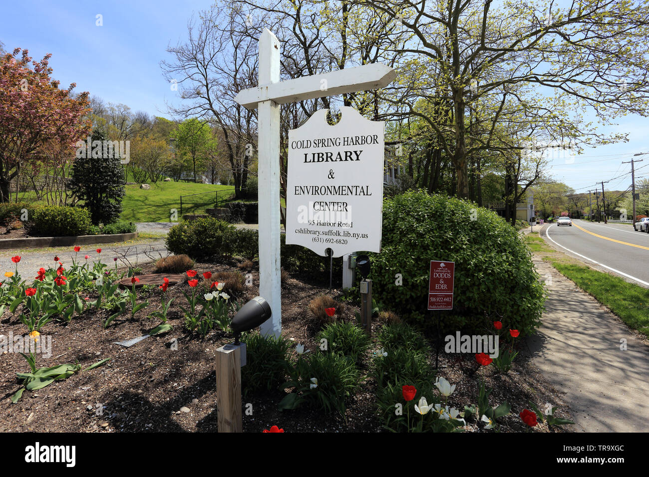 Cold Spring Harbor library Long Island New York Stock Photo Alamy
