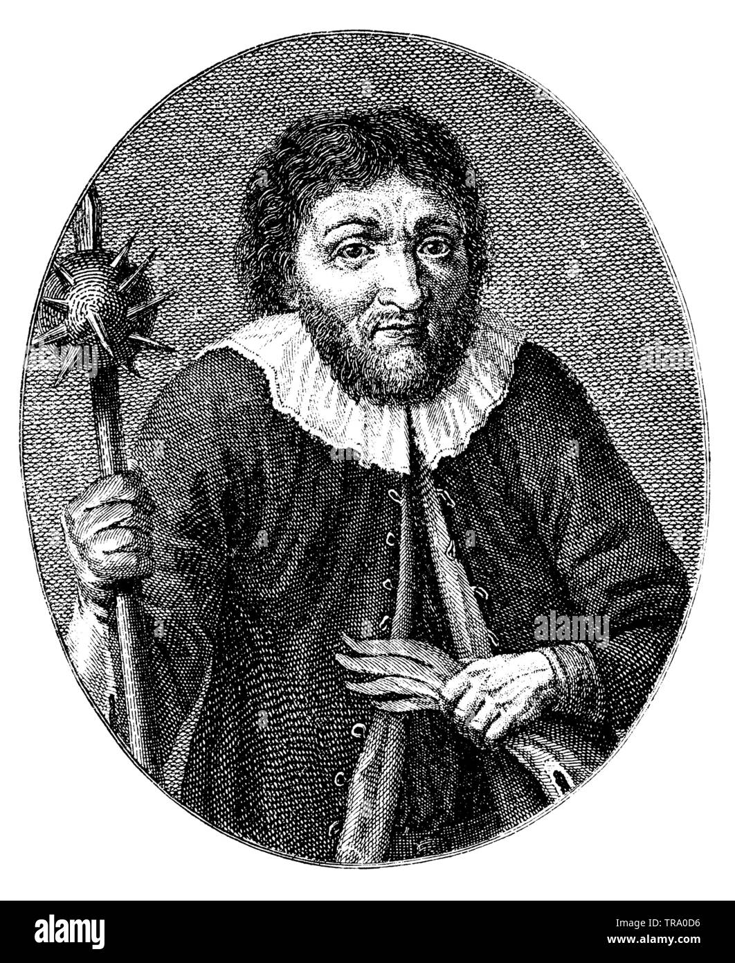 Stephan Fadinger (1585-1626), farmer, hatter and chief captain of the rebellious farmers of the Traun- and Hausruckviertel in Upper Austria's Peasant War, ,  (history book, 1902) Stock Photo