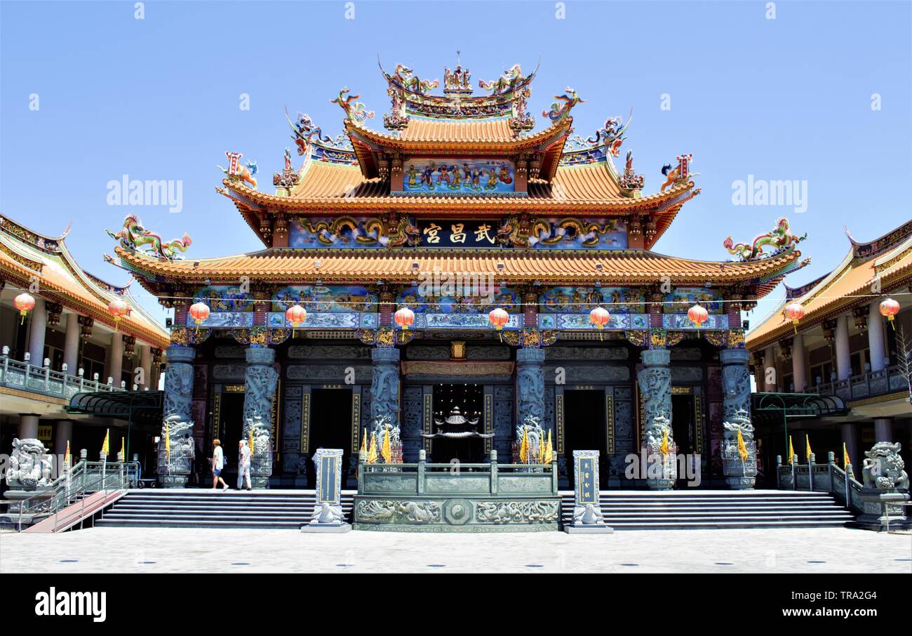 Wuchang Temple in Jiji, Taiwan Stock Photo