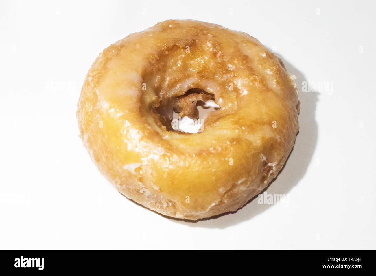 Delicious doughnut isolated on a white background Stock Photo - Alamy