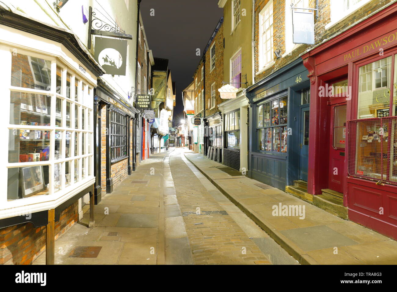 The Shambles is an old fashioned iconic street in York, full of quirky
