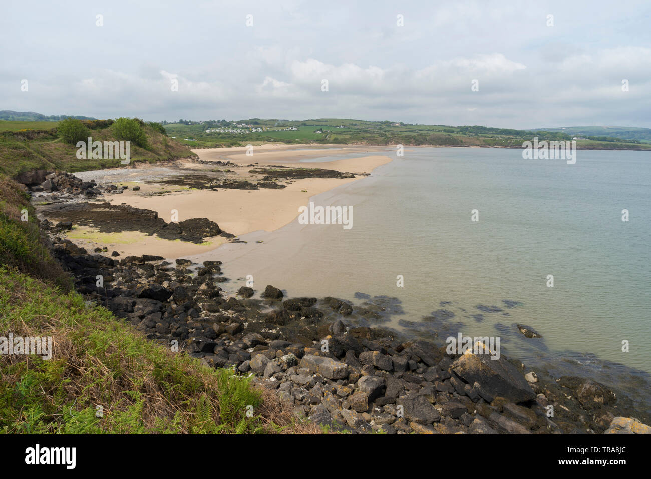 traeth lligwy beach, Anglesey, UK Stock Photo