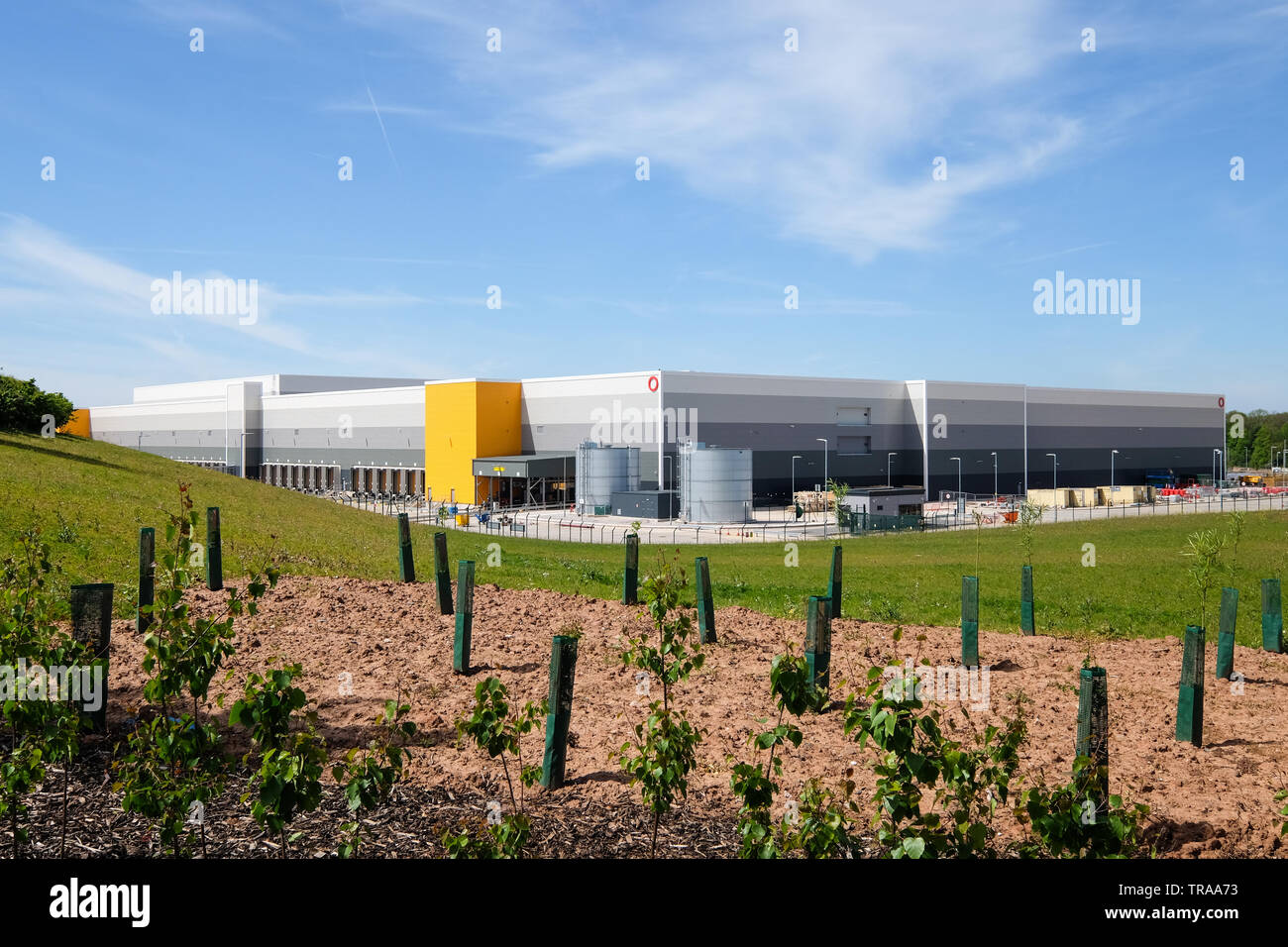 amazon warehouse at the east midlands gateway leicestershire Stock