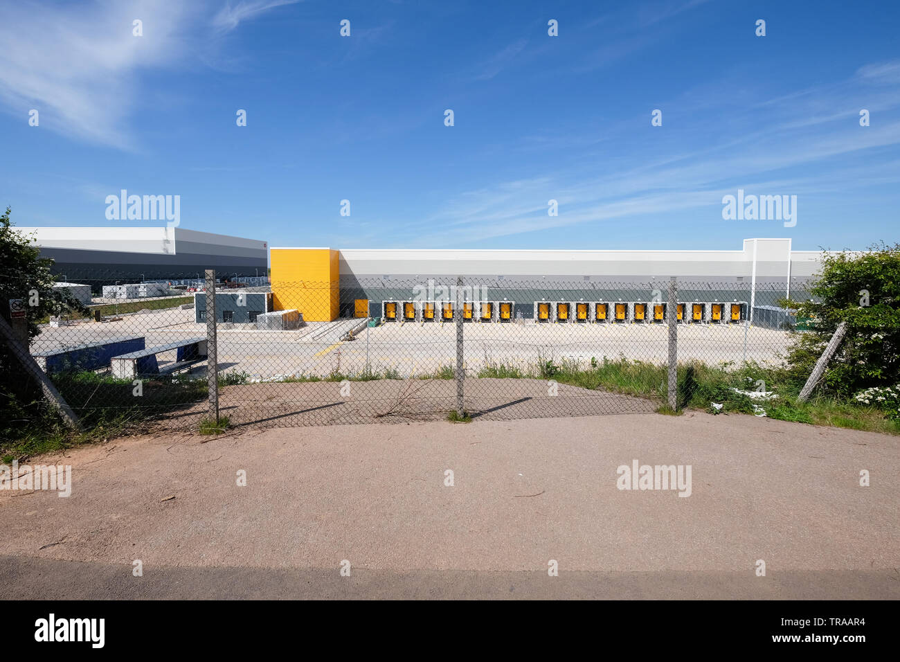 amazon warehouse at the east midlands gateway leicestershire Stock