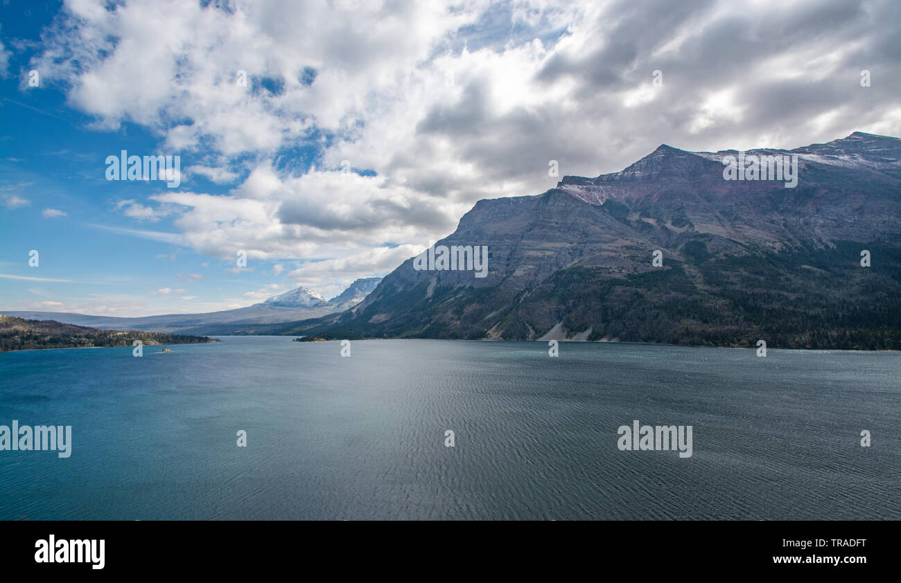 St mary's falls glacier national park hi-res stock photography and ...