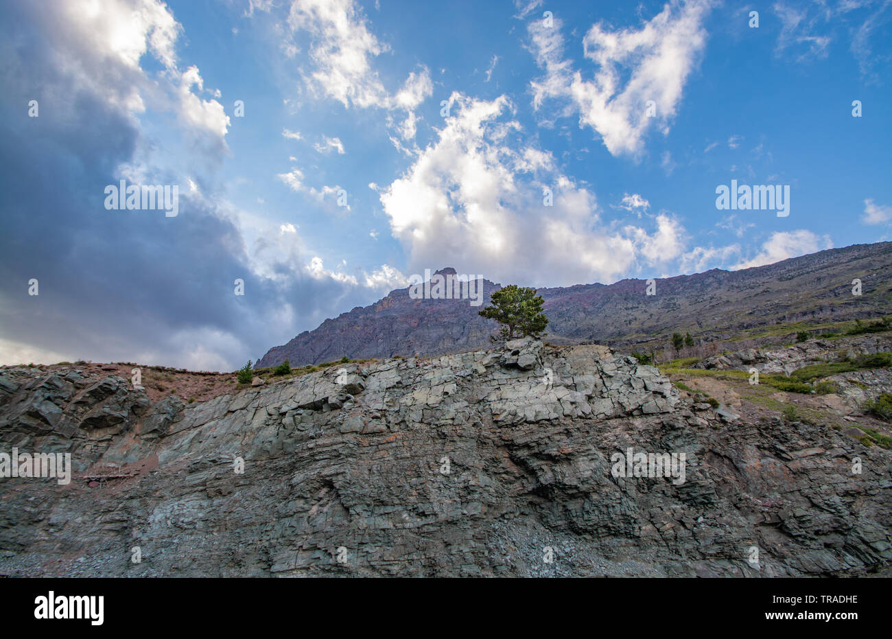 St mary's falls glacier national park hi-res stock photography and ...