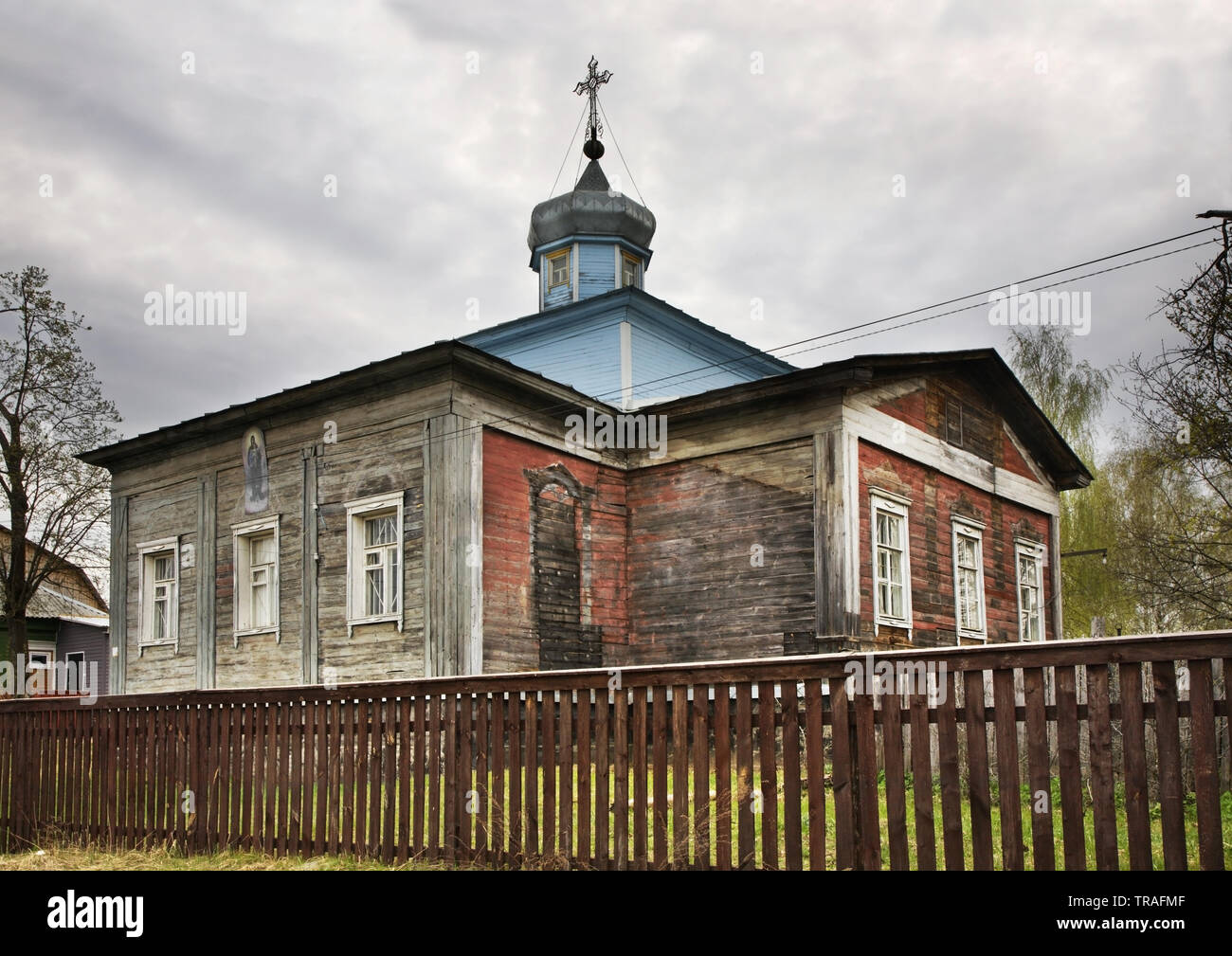 Church of Transfiguration in Spas-Klepiki. Ryazan Oblast. Russia Stock Photo