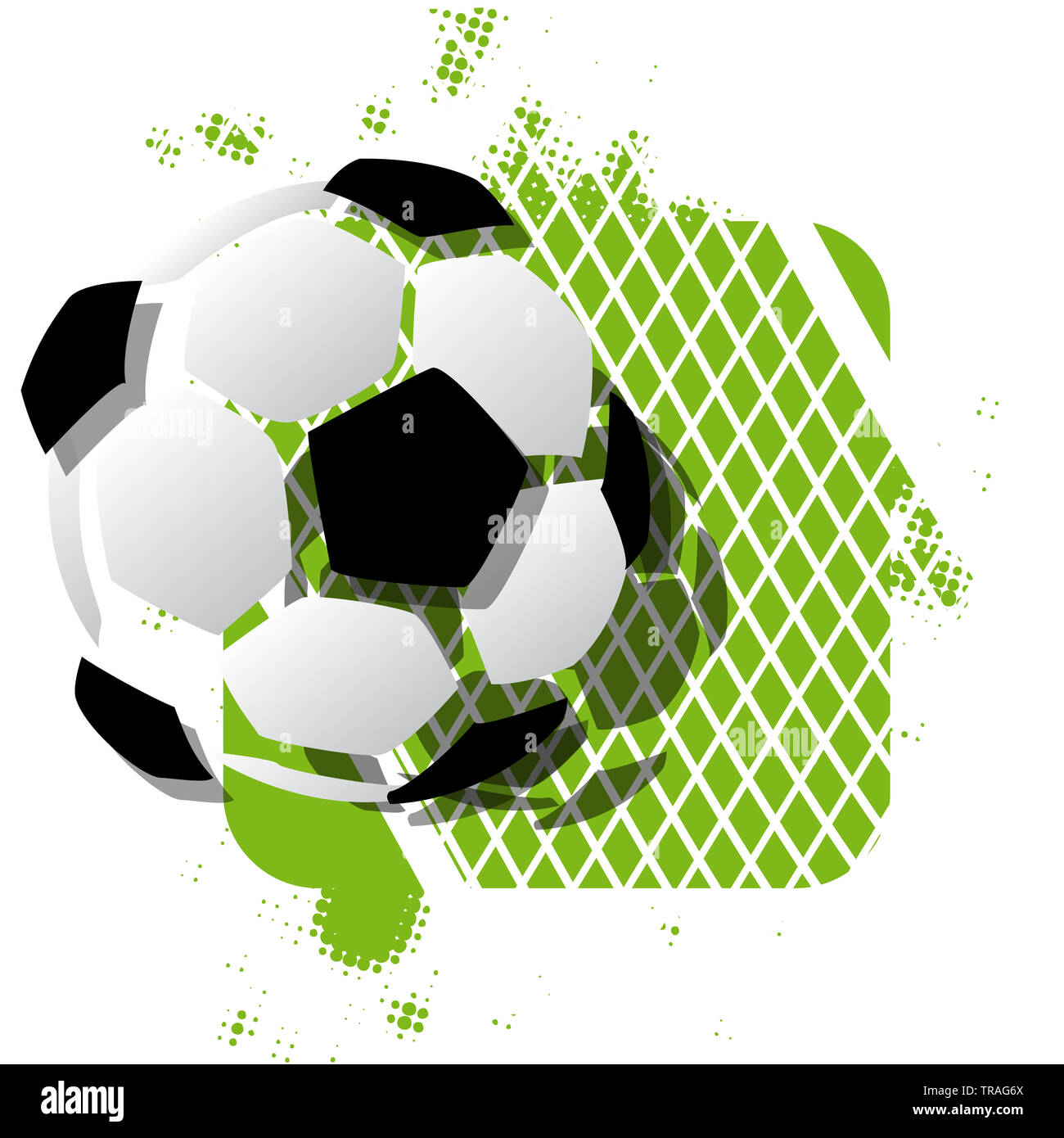 Abstract Soccer Ball