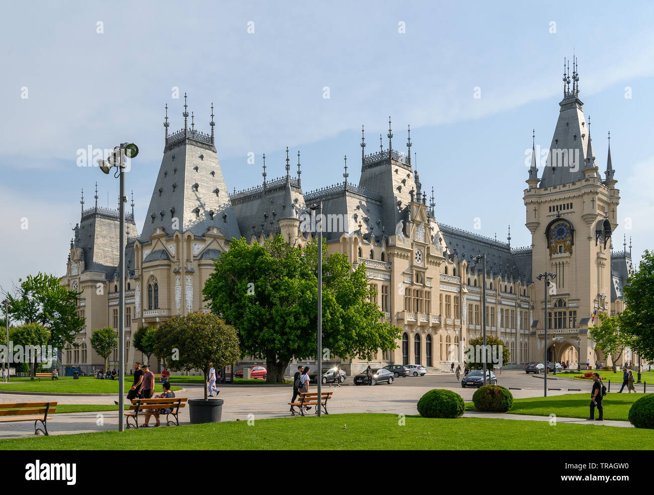 Palace of Culture, Iasi, Romania Stock Photo