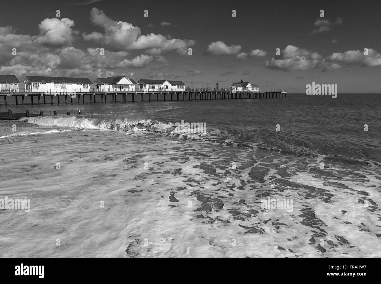 Southwold Pier tourist attraction, Suffolk Stock Photo Alamy