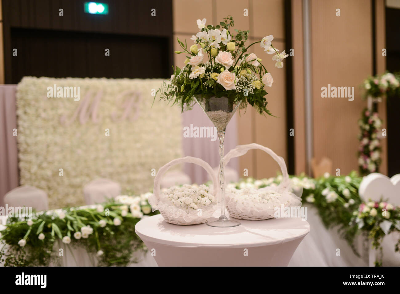 Beautiful decoration for a special event Stock Photo