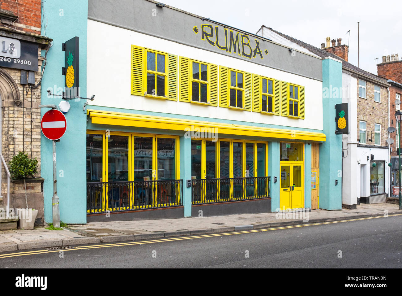 Rumba bar in Congleton Cheshire UK Stock Photo