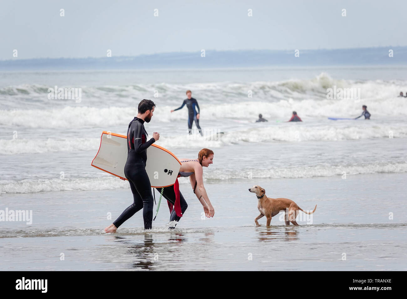 Gower, Swansea, Wales, UK. 1st June 2019. Weather Beachgoers enjoyed a