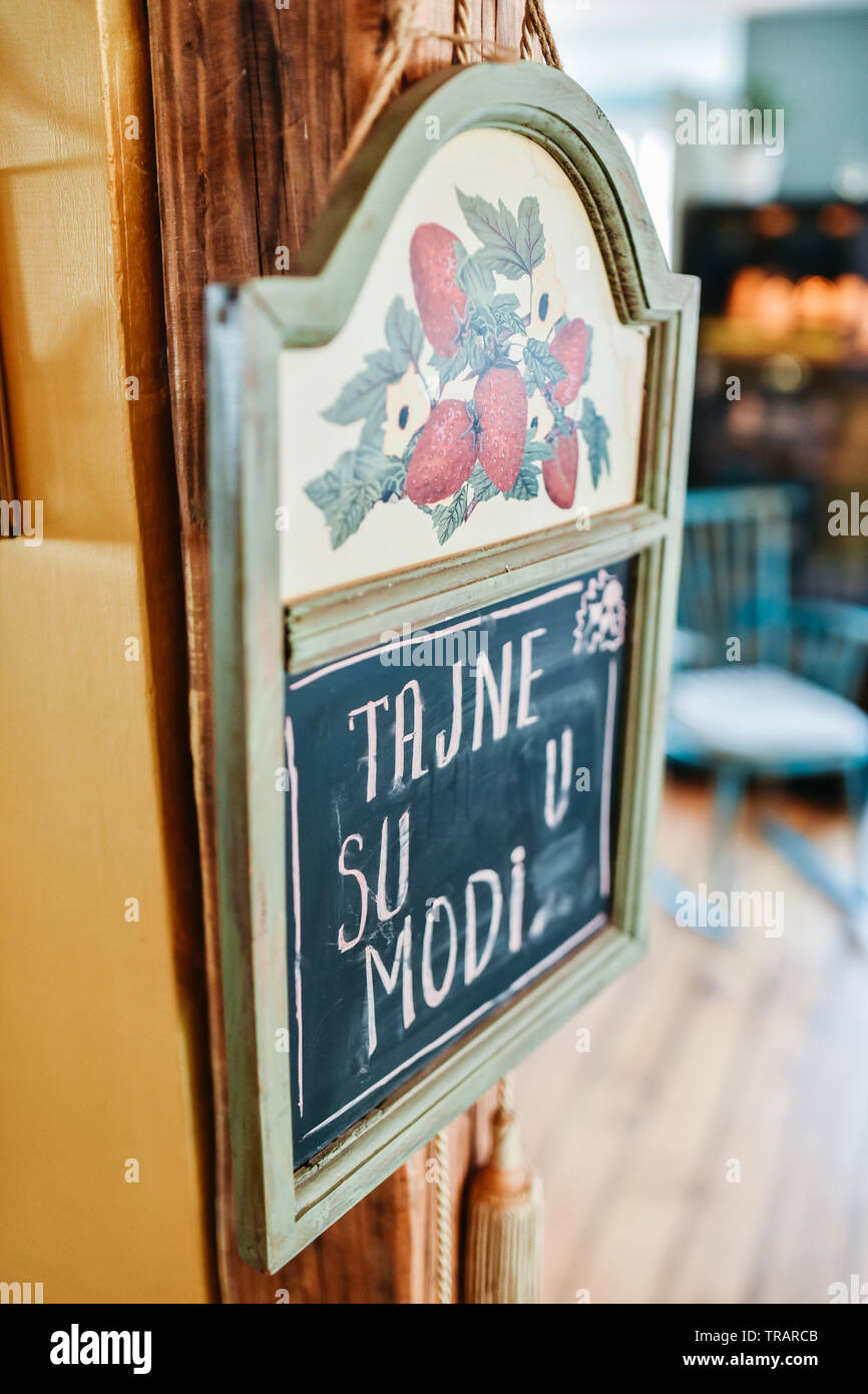 Decorative message board for a special day Stock Photo Alamy