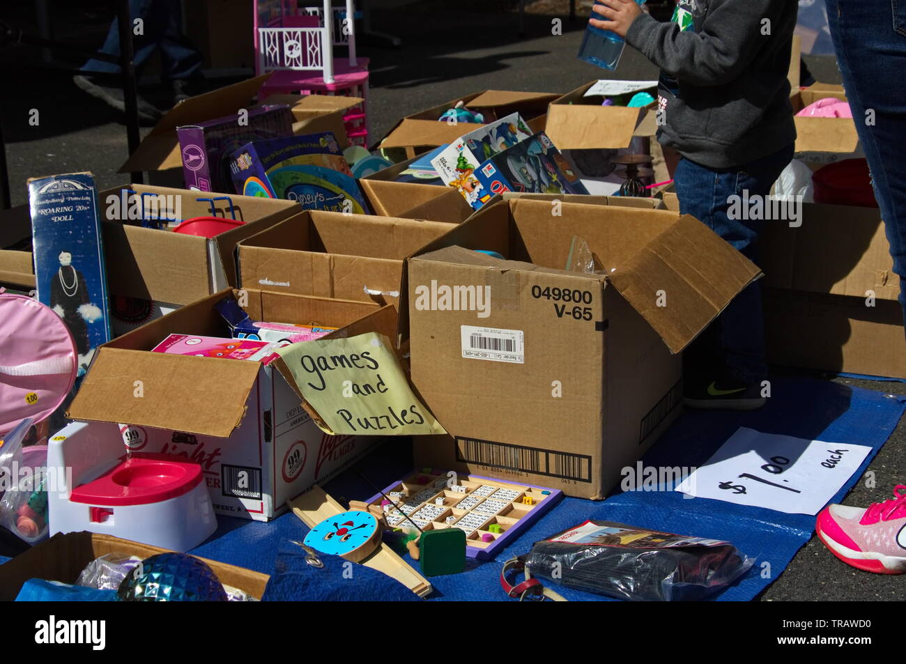 boxes of toys