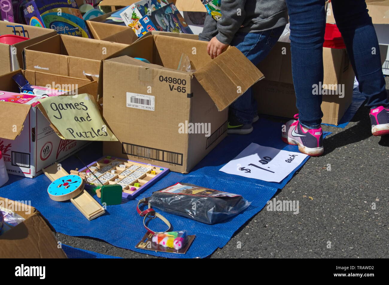 Yard Sale Toys Stock Photos Yard Sale Toys Stock Images Alamy