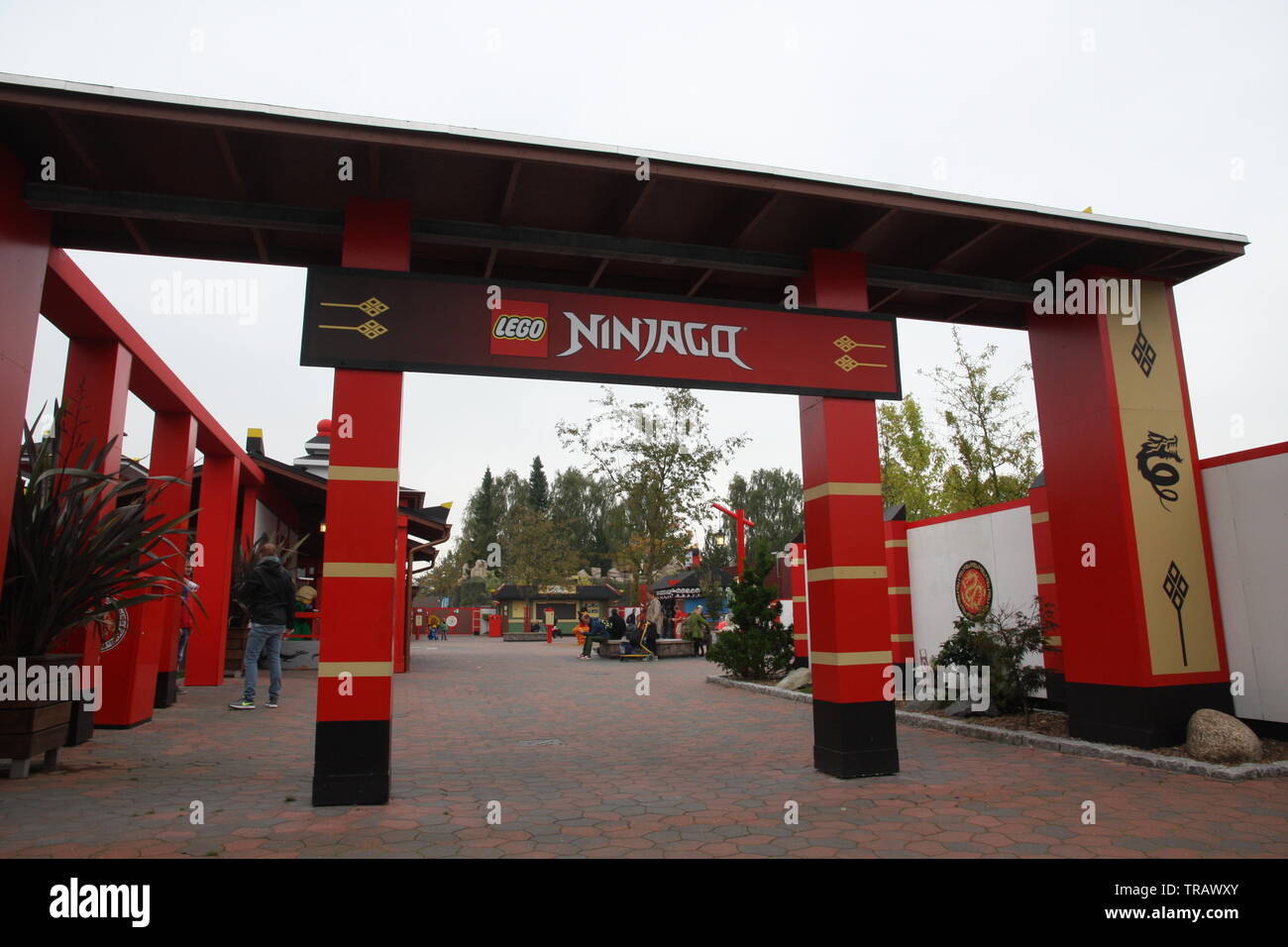 Lego Ninjago park in Legoland Billund Denmark Stock Photo Alamy