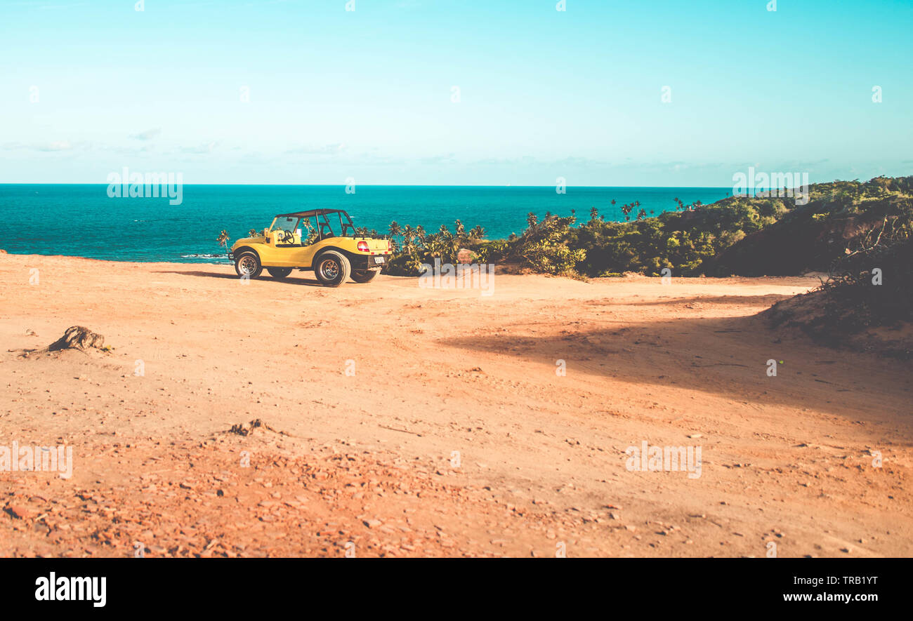 Yellow beach buggy hi-res stock photography and images - Alamy