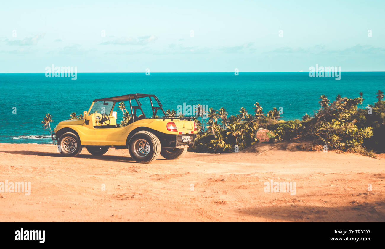 Yellow beach buggy hi-res stock photography and images - Alamy