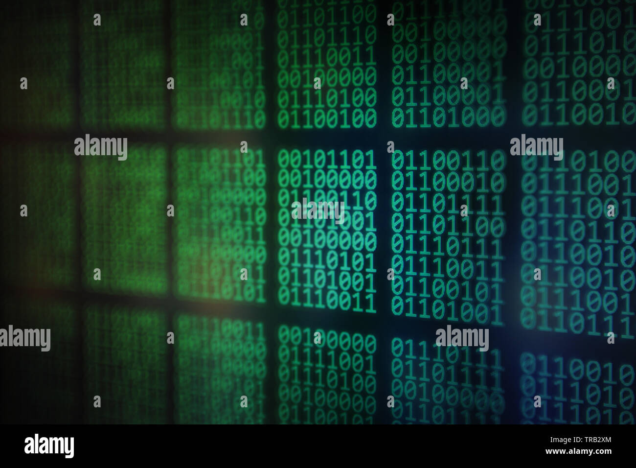 data panel displaying blocks of Binary code number digits. digital  information and computer science themes. coding hacker cyber warfare and  personal i Stock Photo - Alamy