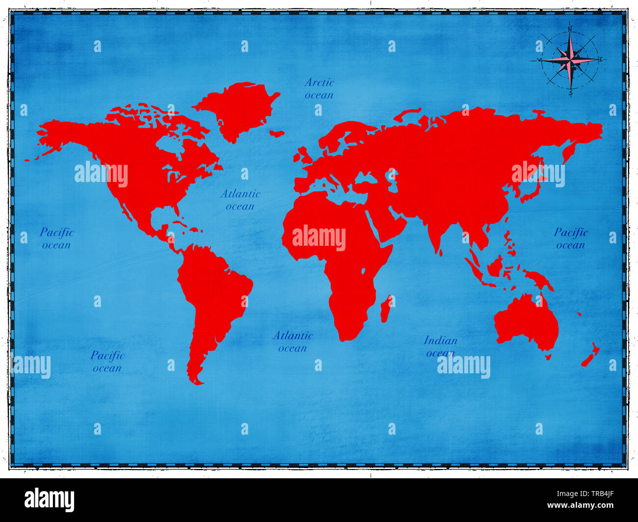 world map Stock Photo