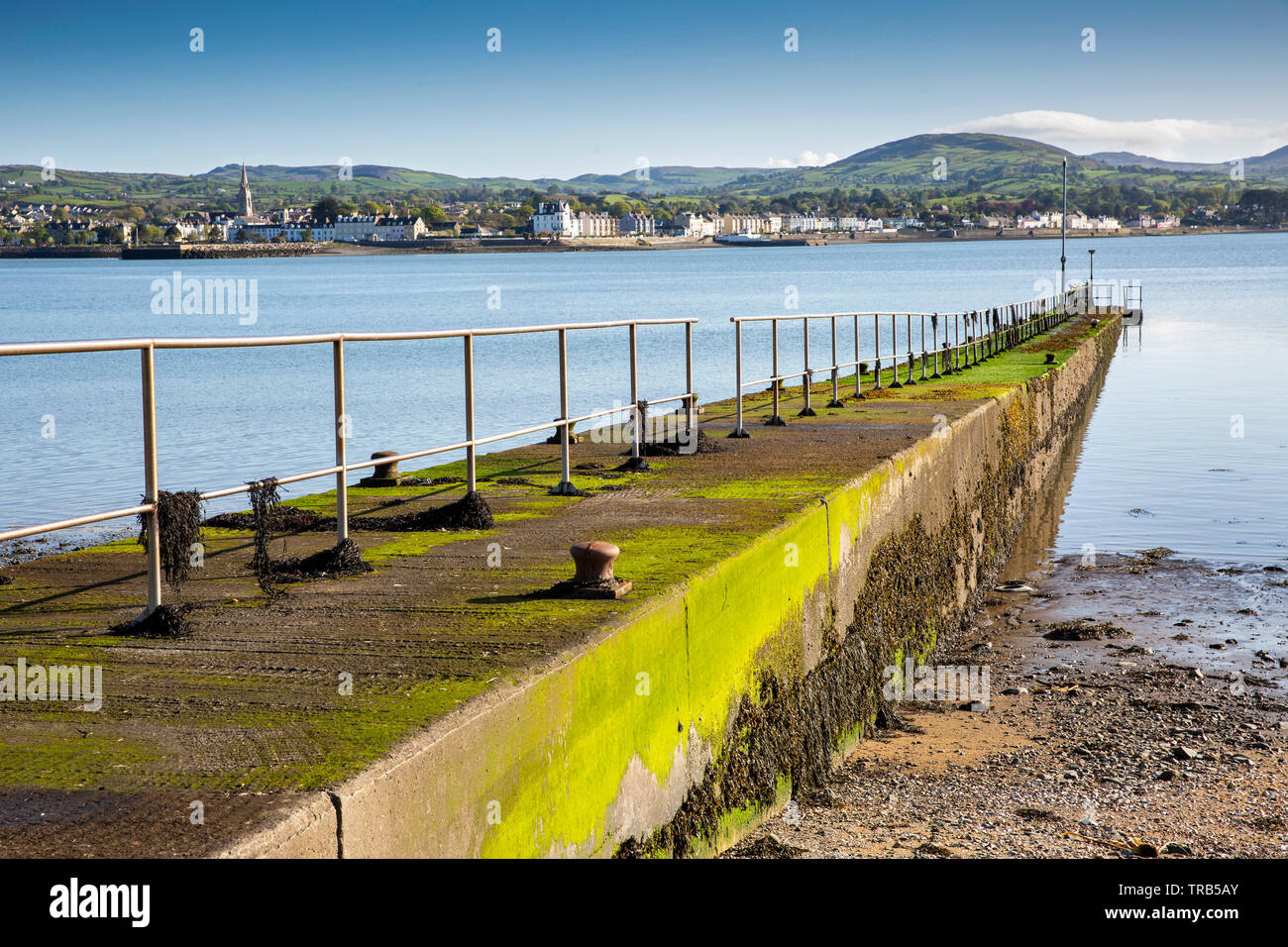 Ireland, Co Louth, Cooley Peninsula, Omeath, Carlingford Lough pier